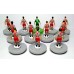 Subbuteo Andrew Table Soccer Werder Bremen 2005-2006 away kit on Classic Hasbro Bases